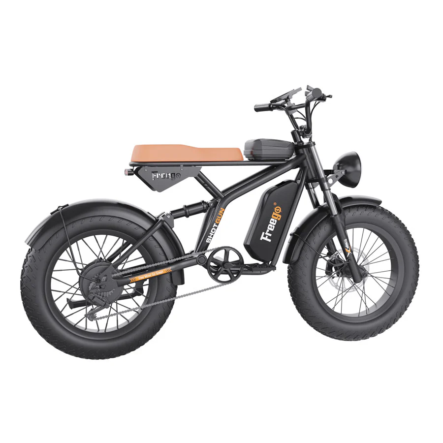 Freego F1 Pro Fat Tires Off Road Electric Bike 7 Speed Gears - Image 3