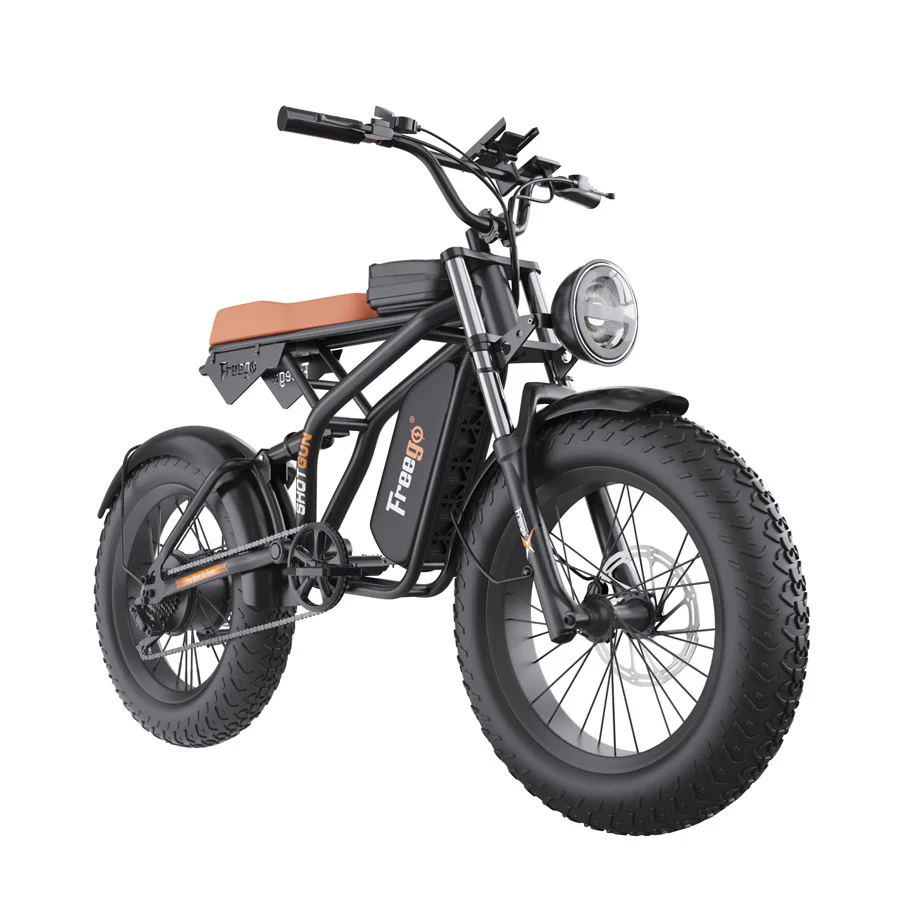 Freego F1 Pro Fat Tires Off Road Electric Bike 7 Speed Gears - Image 6