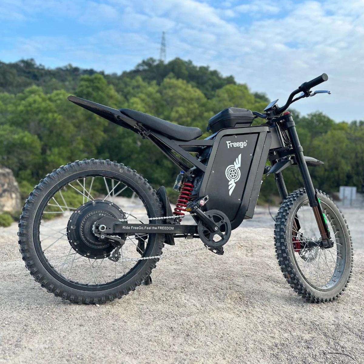Freego X3 All-Terrain Electric Dirt Bike with Pedals - Image 10