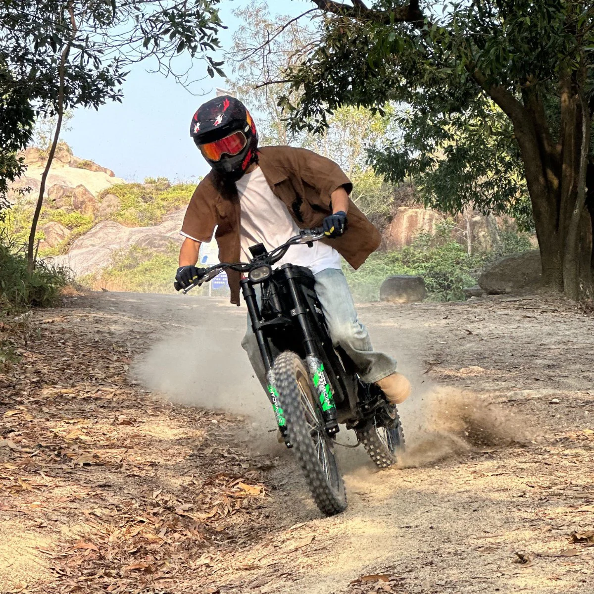 Freego X3 All-Terrain Electric Dirt Bike with Pedals - Image 14