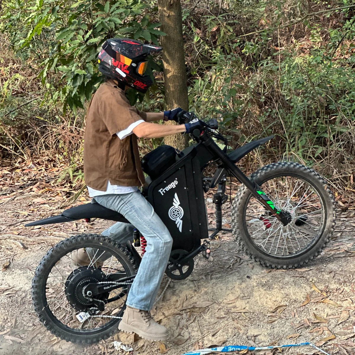 Freego X3 All-Terrain Electric Dirt Bike with Pedals - Image 16