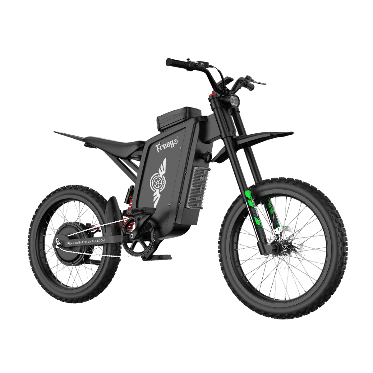 Freego X3 All-Terrain Electric Dirt Bike with Pedals - Image 4