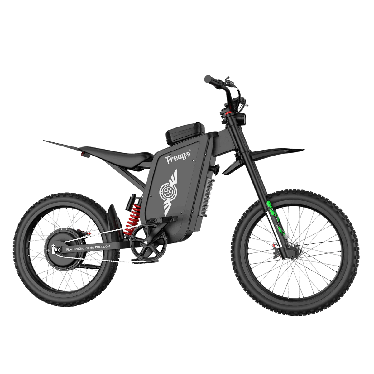 Freego X3 All-Terrain Electric Dirt Bike with Pedals - Image 6