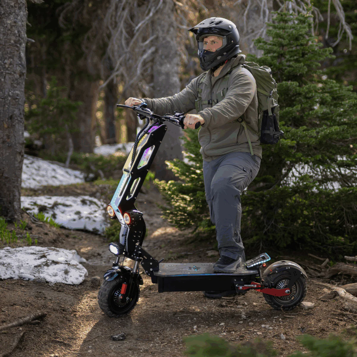 Freego D11 Landtiger Electric Scooter Foldable Dual Motor 4000W - Image 4